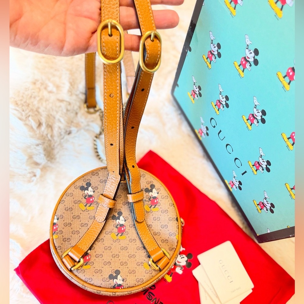 Gucci x Disney Micro GG Supreme Round Mickey Mouse Backpack - Picture 8 of 16